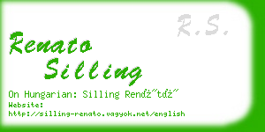 renato silling business card